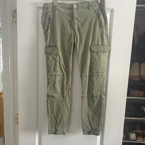 ZARA WOMAN Olive Green Cargo Pants